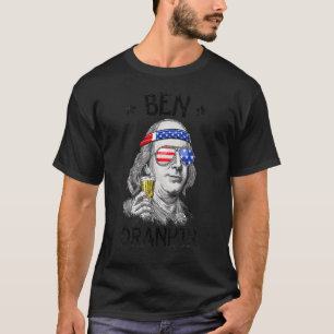 T-shirt Ben Drankin 4 juillet Benjamin Franklin Hommes Fem