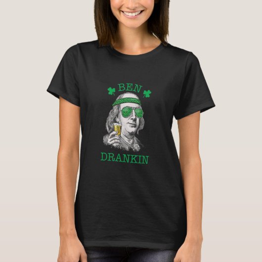 T-shirt Ben Drankin Lucky Jour de la Saint Patrick (Devant)