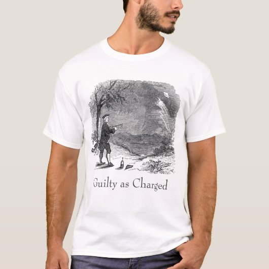 T-shirt Ben Franklin condamné (Devant)