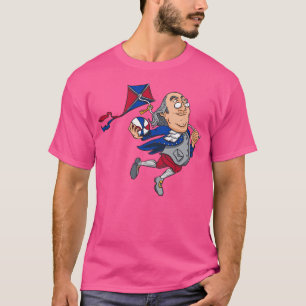 T-shirt Ben Franklin Philadelphie 76Ers Drunking