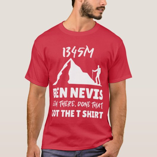 T-shirt Ben nevis retro (Devant)