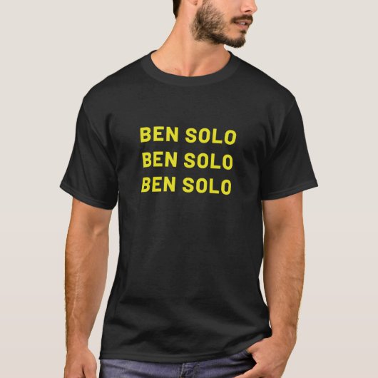 T-shirt Ben Solo (Adam Driver, Kylo Ren) (Devant)