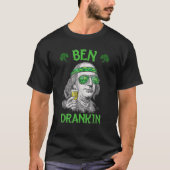 T-shirt Ben St Patrick's Day Benjamin Franklin (Devant)