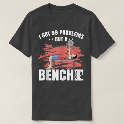 T-shirt Benchpress pour hommes Muscle Femmes Enfan (Design devant)