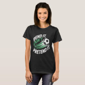 T-shirt Bend It Don't Pretend It Motion Graphic (Devant entier)