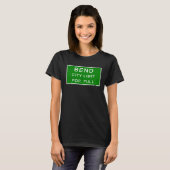 T-shirt Bend Oregon Population Full Fastest Growing Cities (Devant entier)