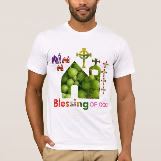 T-shirt bénédiction de Dieu (Devant)