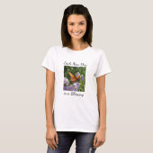 T-shirt Bénédiction de jour positive Papillon Monarque col (Devant entier)