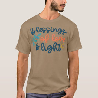 T-shirt Bénédiction de l'amour et de la lumière Hanoukka M