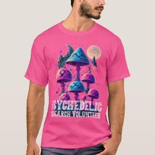 T-shirt Bénévole de recherche sur les champignons psychédé