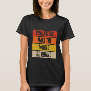 T-shirt Bénévoles de Backprint font tourner le monde Bénév