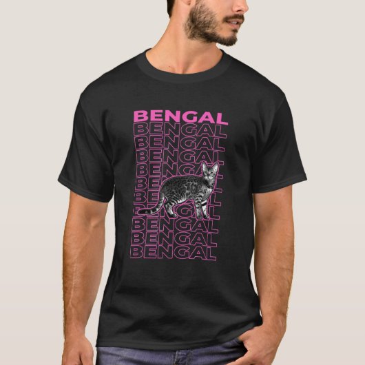 T-shirt Bengal Pastel Aesthetic (Devant)