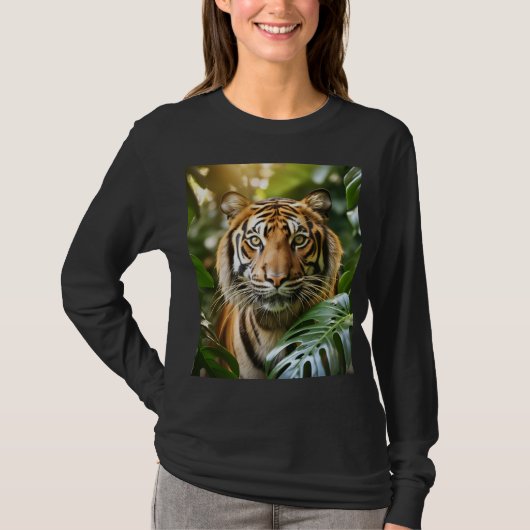 T-SHIRT BENGAL TIGER NOIR (Devant)
