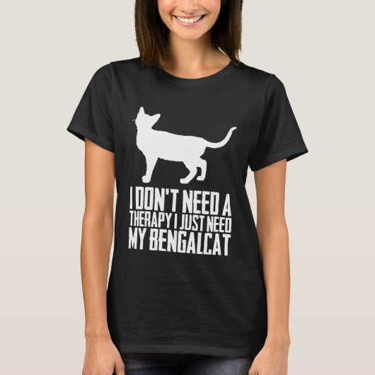 T-shirt Bengale Bengale chat Bengale mère 7 (Devant)