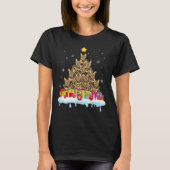 T-shirt Bengale Chat Noël Arbre Chat Noël (Devant)