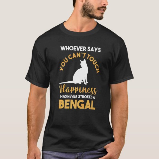 T-shirt Bengale de chat 8 (Devant)