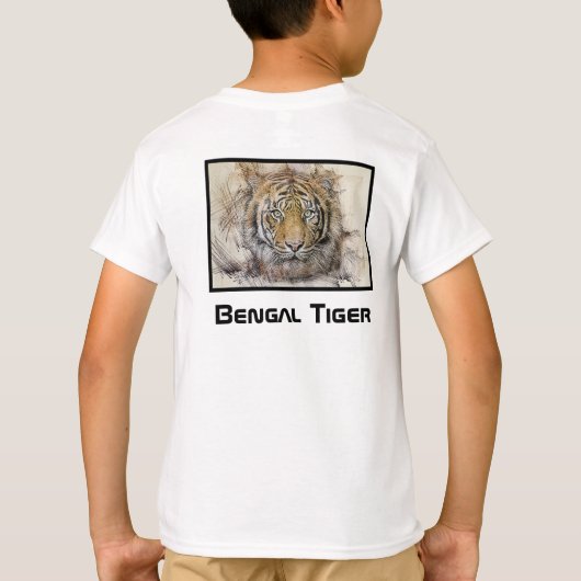 T-shirt Bengale Tiger Art (Dos)