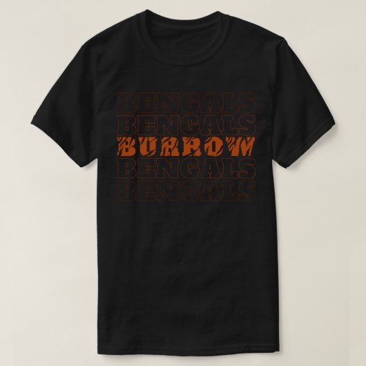 T-shirt Bengales TShirtbengals burrow (Design devant)