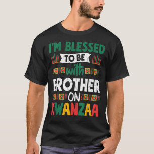 T-shirt Béni Avec Frère Sur Kwanzaa Fun African Americ