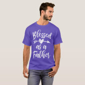 T-shirt Béni Comme Un Don De Père (Devant entier)
