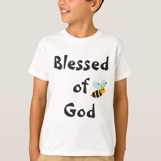 T-shirt Béni de Dieu Bumblebee (Devant)