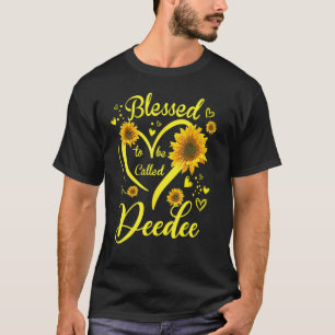 T-shirt Béni d'être appelé Deedee Sunflower fête des mères