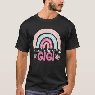 T-shirt Béni D'Être Appelé Gigi Rainbow Mothers Day Maman