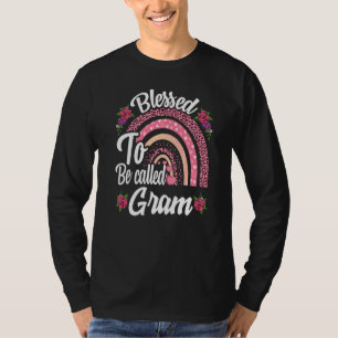 T-shirt Béni D'Être Appelé Gram Cute Arc En Ciel Pour Les