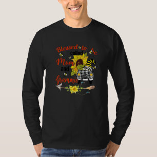 T-shirt Béni D'Être Appelé Grammie Gnome Tournesol Mothe