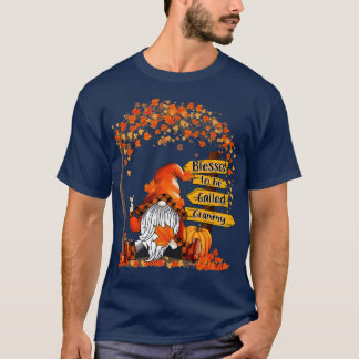 T-shirt Béni D'Être Appelé Grammy Gnome Automne Que