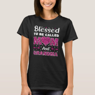 T-shirt Béni D'Être Appelé Maman Et Grand-Mère Mères Drôle