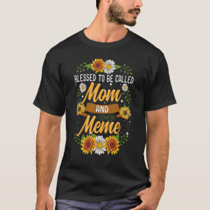 T-shirt Béni D'Être Appelé Maman Et Mème Chemise Mignonne