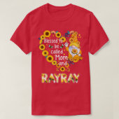 T-shirt Béni d'être appelé maman et RayRay Fall Gnome Sun (Design devant)