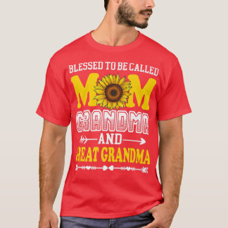 T-shirt Béni d'être appelé maman grand-mère pour la fête d