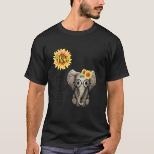 T-shirt Béni d'être appelé maman Hippie Elephant Mère