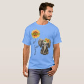 T-shirt Béni D'Être Appelé Mawmaw Hippie Elephant Day (Devant entier)