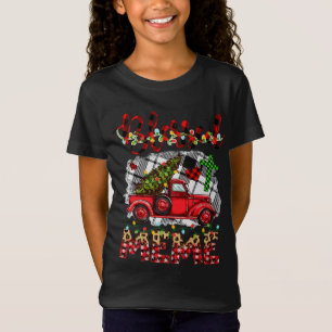 T-Shirt Béni D'Être Appelé Mima Christmas Red Truck