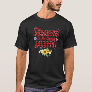T-shirt Béni D'Être Appelé Mimi Tournesol Mimi Mères D