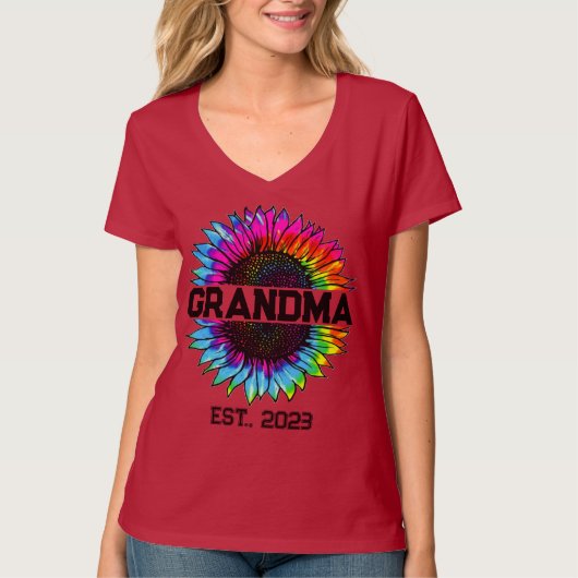 T-shirt Béni D'Être Appelé Nana Mimi Gigi Cravate Die Flow (Devant)