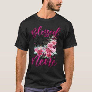 T-shirt Béni D'Être Appelé Nene Heart Flower mignonne Mère