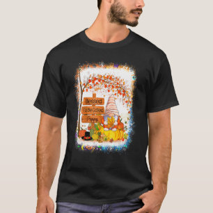 T-shirt Béni D'Être Appelé Poppy Gnome Automne Merci