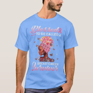 T-shirt Béni d'être appelé un survivant du cancer du sein 