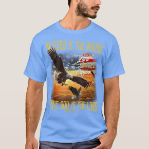 T-shirt Béni Est La Nation Dont Dieu Est Le Seigneur T-Shi