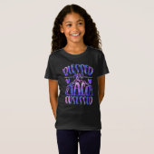 T-Shirt Béni et Taco Obsédé fille audacieuse Iridescente (Devant entier)