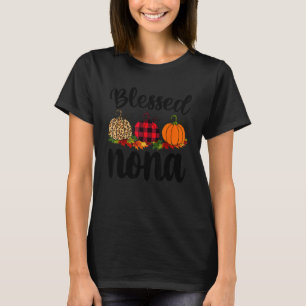 T-shirt Béni non un Citrouille Leopard Remercié Grateful W