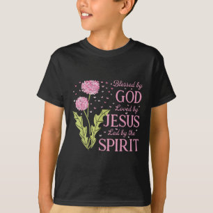 T-shirt Béni Par Dieu Aimé Par Jésus Dirigé Par L'Esprit C