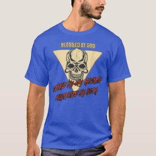 T-shirt Béni Par Dieu Porté Par Le Mari Drôle Dit Nov