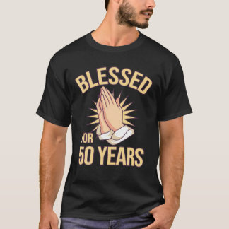 T-shirt Béni Pour 50 Ans I 50E Anniversaire Christian