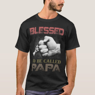 T-shirt béni pour s'appeler les chemises de cadeau de pap