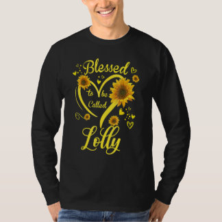 T-shirt Bénie d'être appelée Lolly Tournesol Fête des Mère